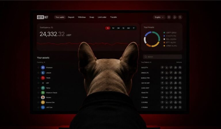 001k.bot. Web Platform Review: From Telegram Bot to Full Crypto Management Interface