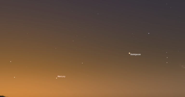 The Sky Today on Tuesday, July 28: Mercury appearing