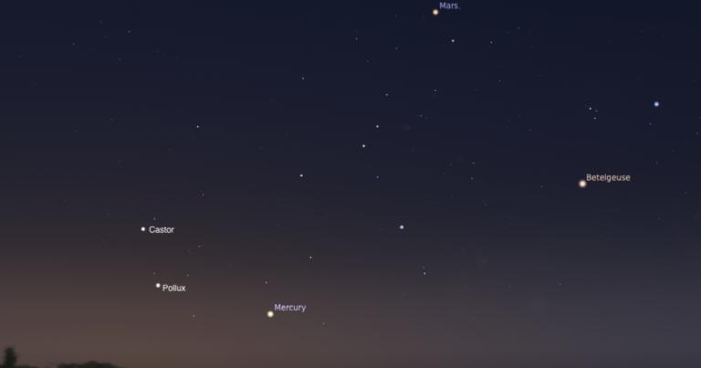 The Sky This Week from July 31 to August 7: Mercury stands west of the Sun