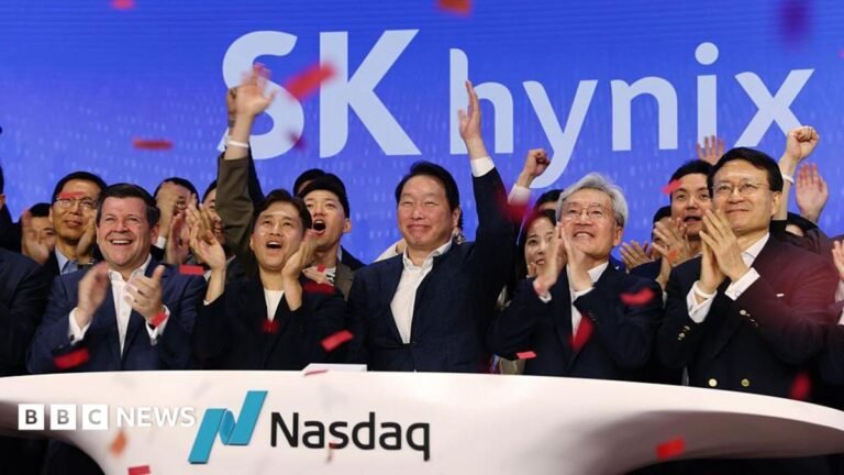 Chip giant SK Hynix raises $26.5bn as shares surge in bumper US listing