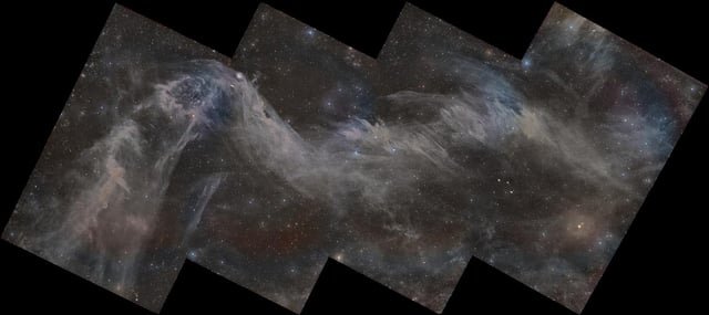 Cosmic Snake – Mandel Wilson 9 Nebula with IC4635