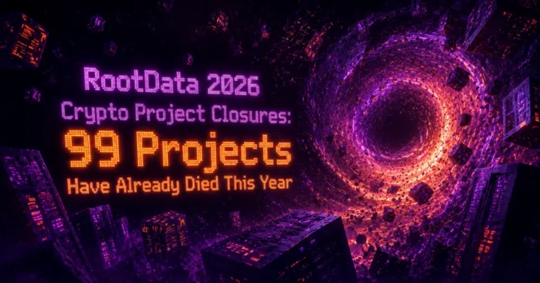 RootData 2026 Crypto Project Closures: 99 Projects Have Already Died This Year