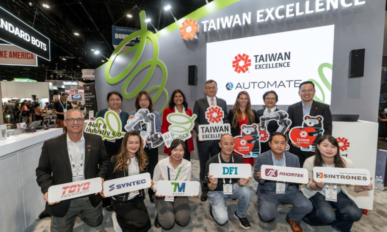 Taiwan Excellence Pavilion Showcased AI, Robotics, and Smart Manufacturing Innovations from 23 Companies at Automate 2026