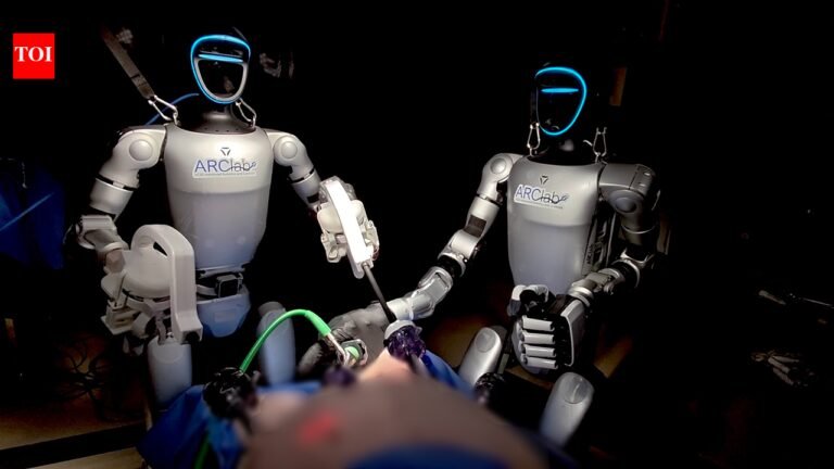 Humanoid robots complete first-ever live surgical procedure under surgeons’ control, researchers say clinical challenges remain