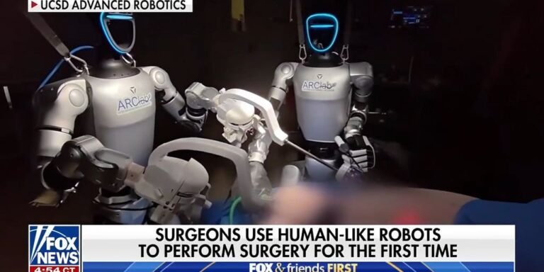 Humanoid robot surgeons perform first-ever remote surgery, raising AI privacy concerns