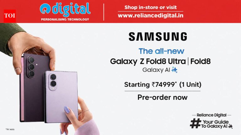 Reliance Digital brings Samsung’s latest Galaxy Z Fold8 series and Galaxy Z Flip8 to stores across India