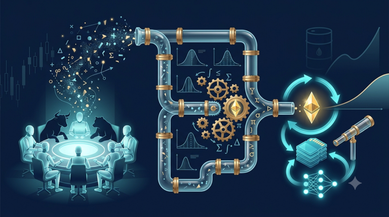 From Prompt to P&L: An Auditable, Self-Improving Multi-Agent Trading Desk