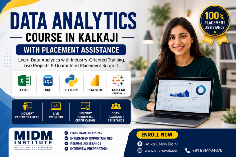 Best Data Analytics Course in Kalkaji | Learn Excel, SQL, Python & Power B