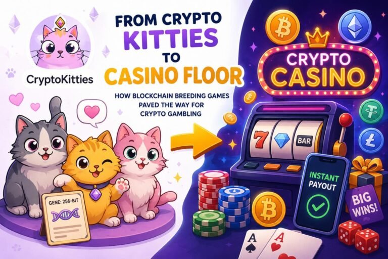 CryptoKitties to Casino Floor: How Blockchain Breeding Games Paved the Way for Crypto Gambling