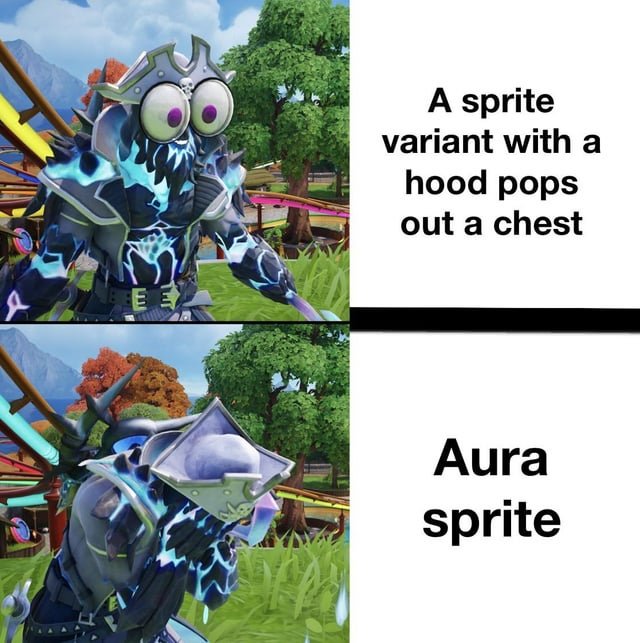 I’d like a word to whomever designed the aura sprite.