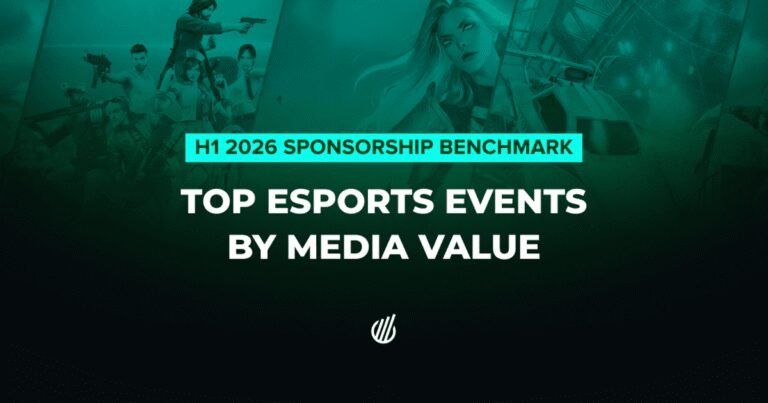 Esports Sponsorship Benchmark H1 2026: Top Events by Media Value