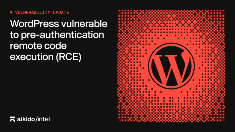 Unauthenticated RCE Vulnerability in WordPress core (wp2shell), via SQL injection. Patch the vulnerability now!