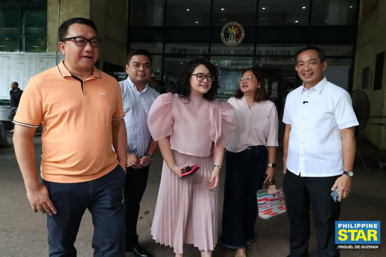 Kabataan partylist Representative Renee Co, ACT Teachers partylist Representative Antonio Tinio, and Bicol Saro partylist Representative Terry Ridon, along with Manila Representative Joel Chua, submit their counter-affidavits before the prosecutor's office a – facebook.com