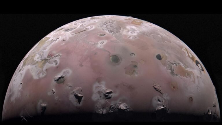 What lurks beneath the volcanoes of Jupiter’s moon Io? NASA’s Juno probe just took a peek