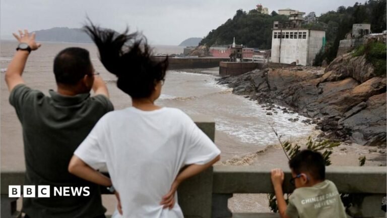Typhoon Bavi: China evacuates nearly two million people as powerful typhoon makes landfall