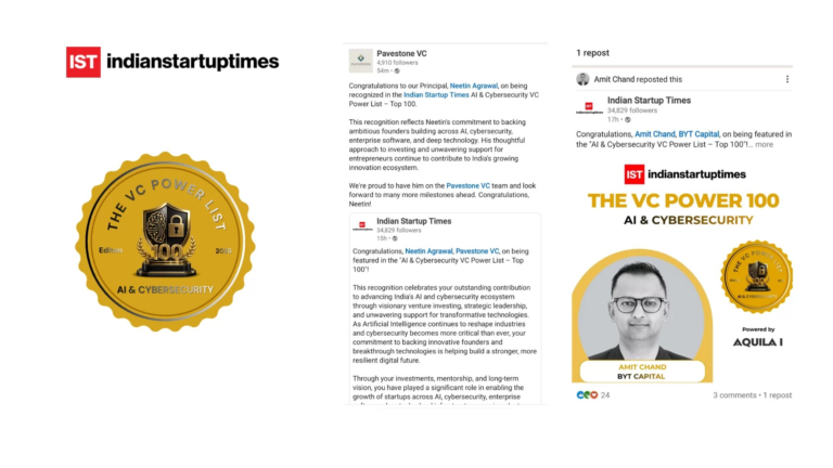 AI & Cybersecurity VC Power List – Top 100