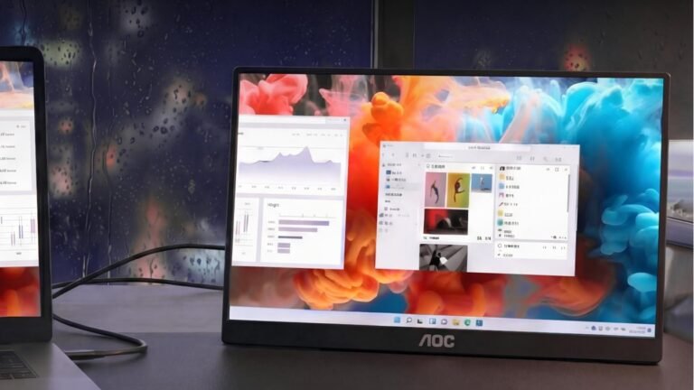This highly rated AOC portable monitor is 17% off at Amazon