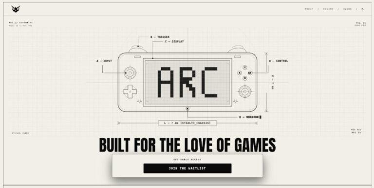 ARC X1 Handheld Gaming Console pre-launch beta testing programme announced