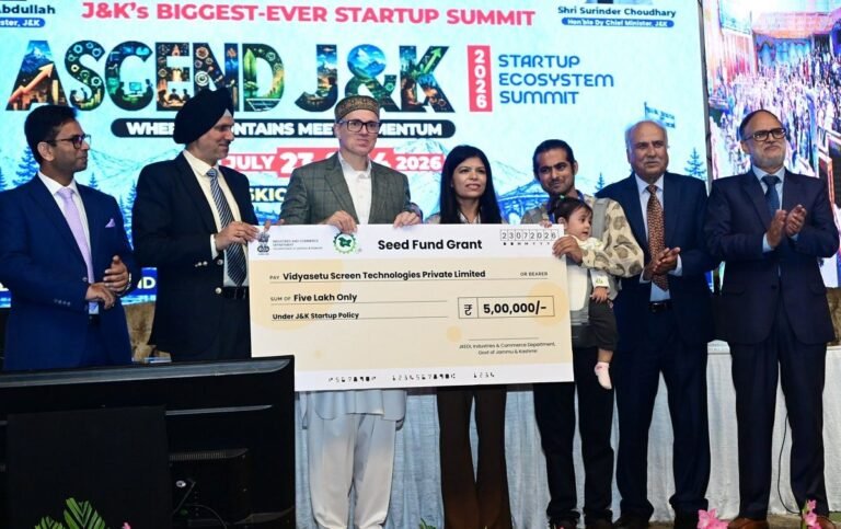 CM Omar Calls for Fundamental Shift to Boost Startup Ecosystem