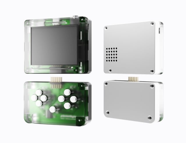 PocketByte is a modular gaming handheld, music player, and PDA