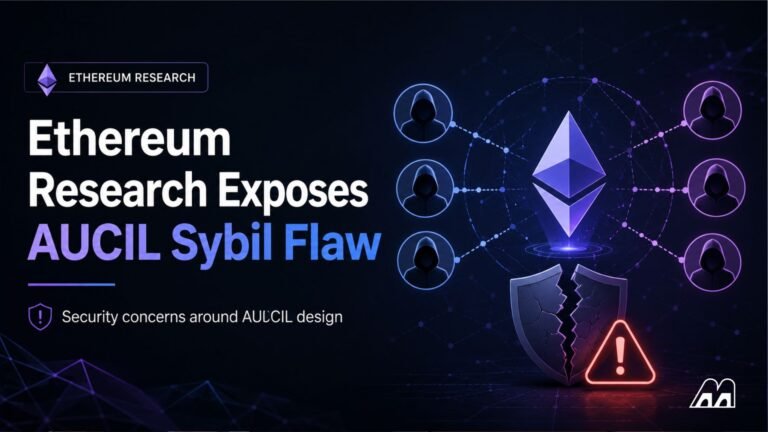Ethereum Research Post Exposes Sybil Flaw in AUCIL Design