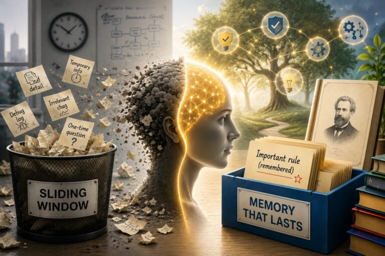 Context Windows Forget What Matters — I Built a Usage-Reinforced Decay Engine for AI Agent Memory