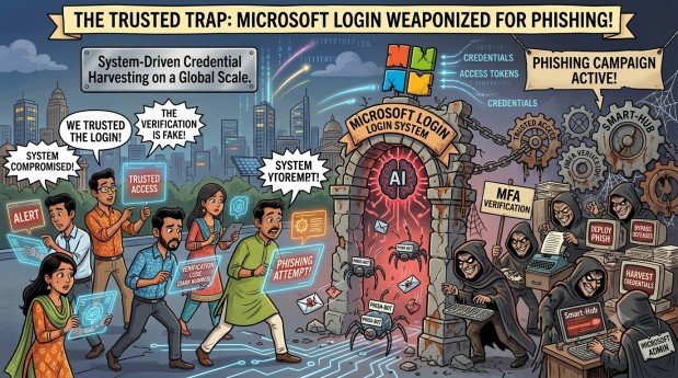Attackers Weaponize Microsoft’s Trusted Login System for Phishing – CXOToday.com