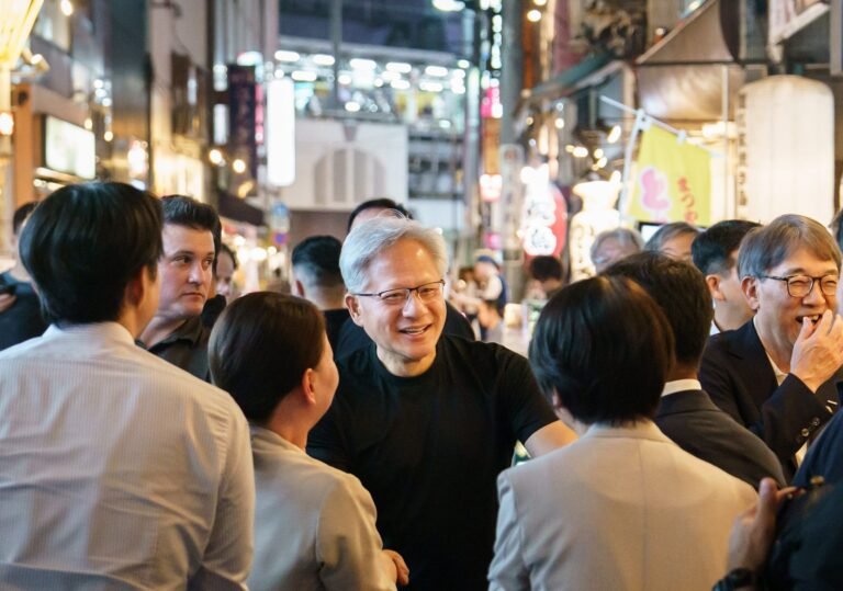 Jensen Huang Turns to Japan’s Robots for Nvidia’s Next Growth Engine