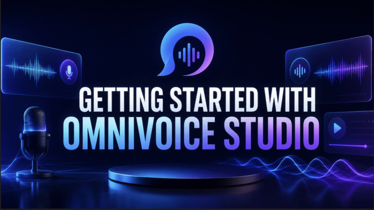 Getting Started with OmniVoice-Studio – KDnuggets