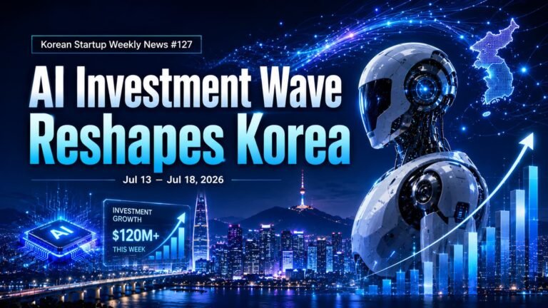 [Korean Startup Weekly News #127] AI Investment Wave Reshapes Korea