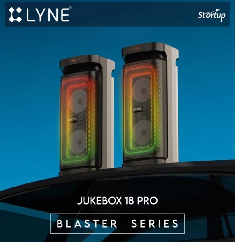Lyne Blaster Series Jukebox 18 Pro 50W wireless speaker launched