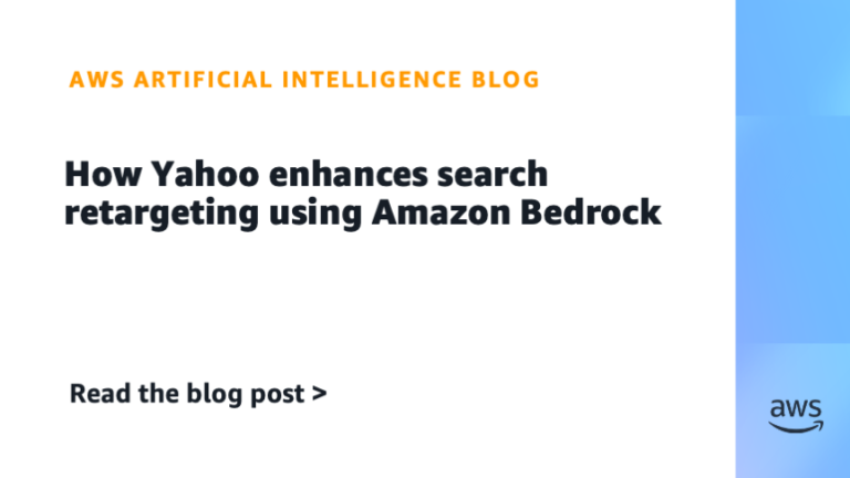 How Yahoo enhances search retargeting using Amazon Bedrock