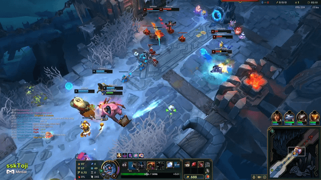 I made a pentakill with snowball