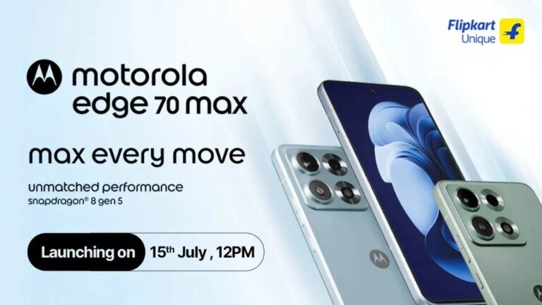 Motorola Edge 70 Max Launching on July 15: Here’s Everything We Know So Far