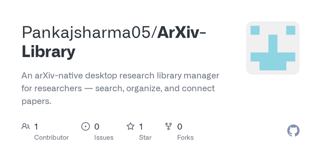 Built an arXiv-native desktop research library manager for researchers — started as a weekend project, turned out smooth enough to share.