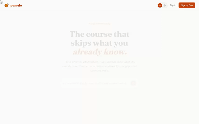 Update: built a course generator that skips what you already know. 167 people have used it to build 200+ courses since I posted here.