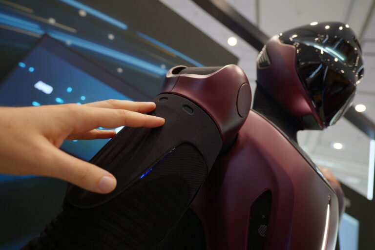 New Humanoid Robot with ‘Smart Skin’ (I Touched It)