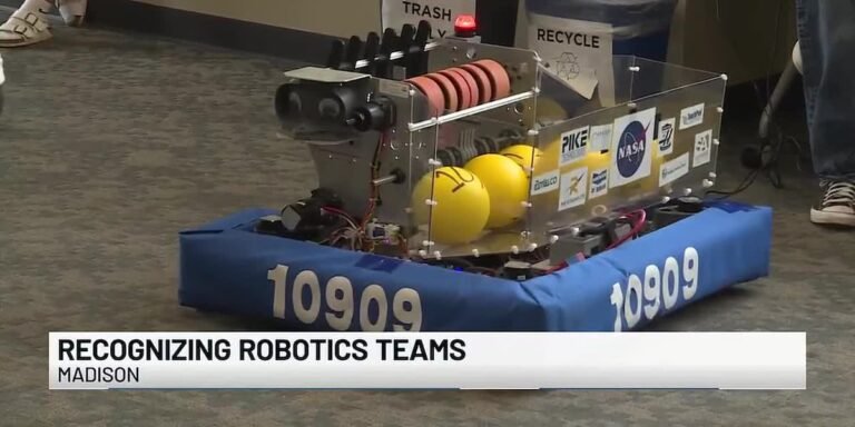 Celebration held to support local robotics teams