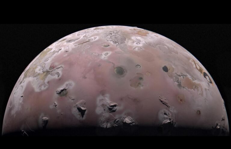 NASA’s Juno Takes Temperature of Jupiter’s Fiery Moon Io
