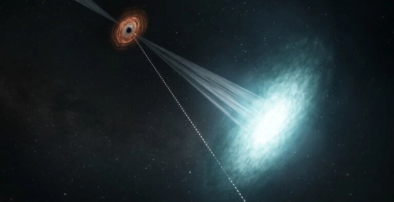 A Relativistic Jet Could be an Indication of the ‘Missing-Link’ for Black Holes
