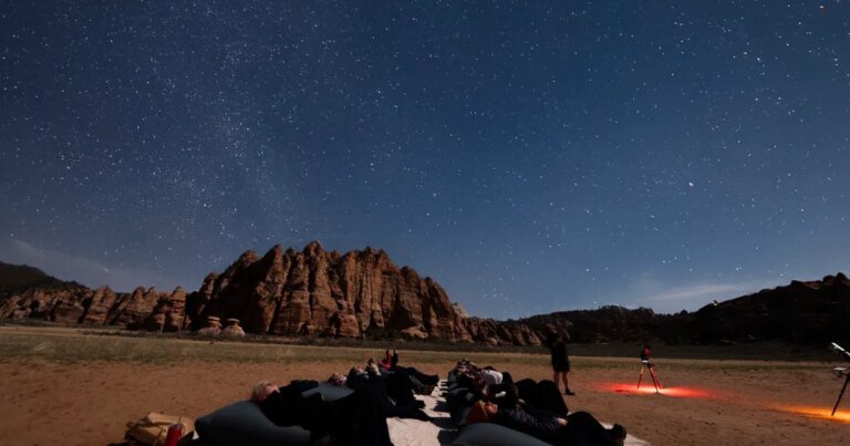 Where the night sky is the main event