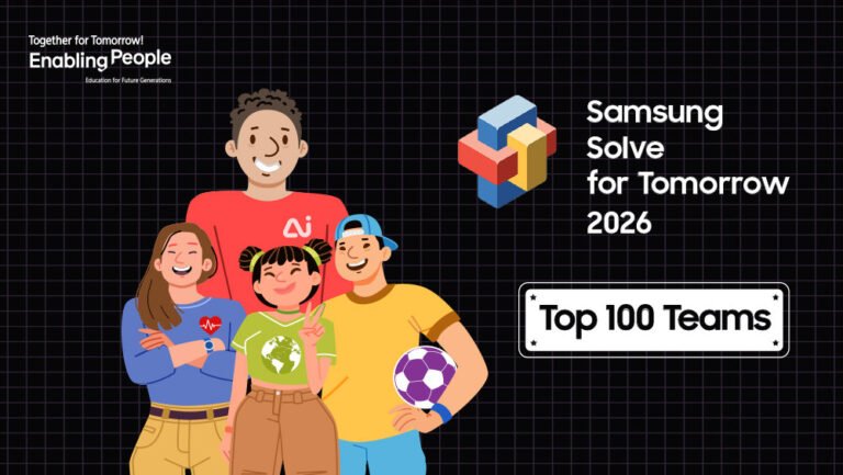 Samsung Solve for Tomorrow 2026 Top 100 teams announced