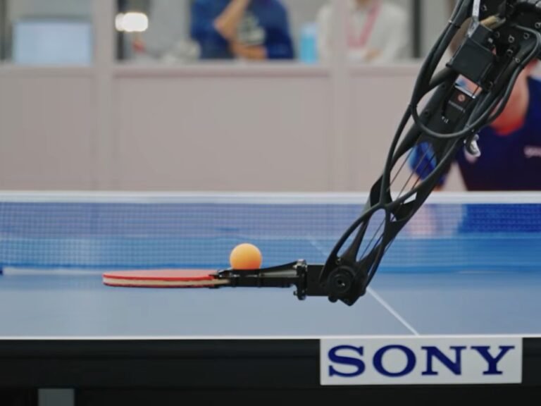 AI breakthrough: Sony robot beats elite table tennis players