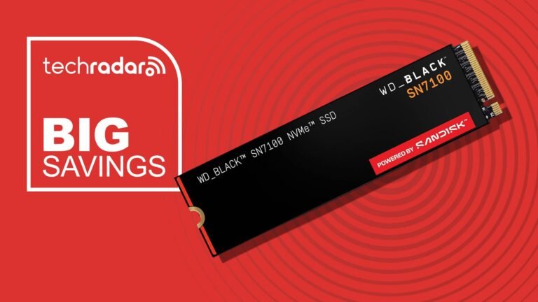 Save 49% on the 1TB WD_BLACK SN7100 SSD with blazing fast PCIe Gen4 speeds