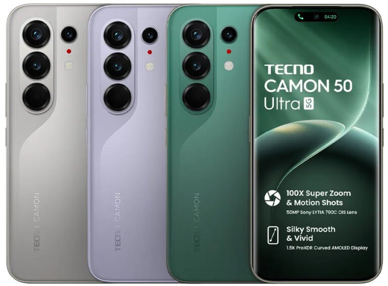 TECNO CAMON 50 Ultra 5G with 6.78″ 1.5K 144Hz AMOLED display, IP69K ratings, 6500mAh battery launched in India