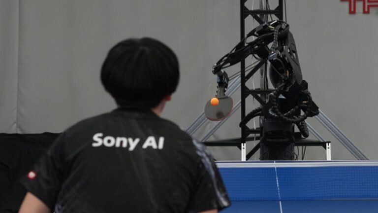 Sony’s autonomous robot becomes first to beat pro table tennis players