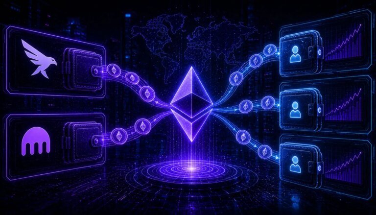 Three Wallets Withdraw $122M In Ethereum From FalconX And Kraken: Is Tom Lee Buying Again?