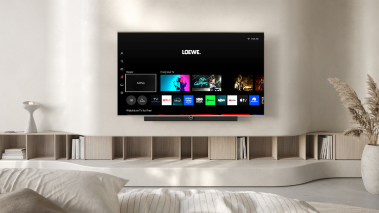 Loewe’s new OLED TV wants to be the ultimate AV experience: each panel is ‘individually calibrated before leaving the factory’, and you can choose custom speaker setups — including the TV being the center of a wireless surround system