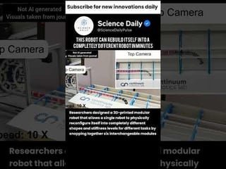 This Robot Rebuilds Itself Into A Different Robot In Minutes