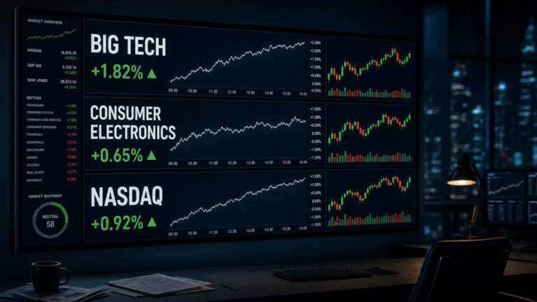 Apple stock trades near record territory as services and iPhone strength support valuation